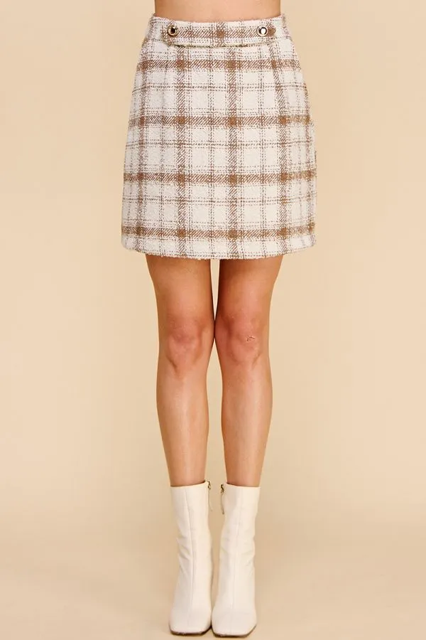 The Mocha Mavy Skirt