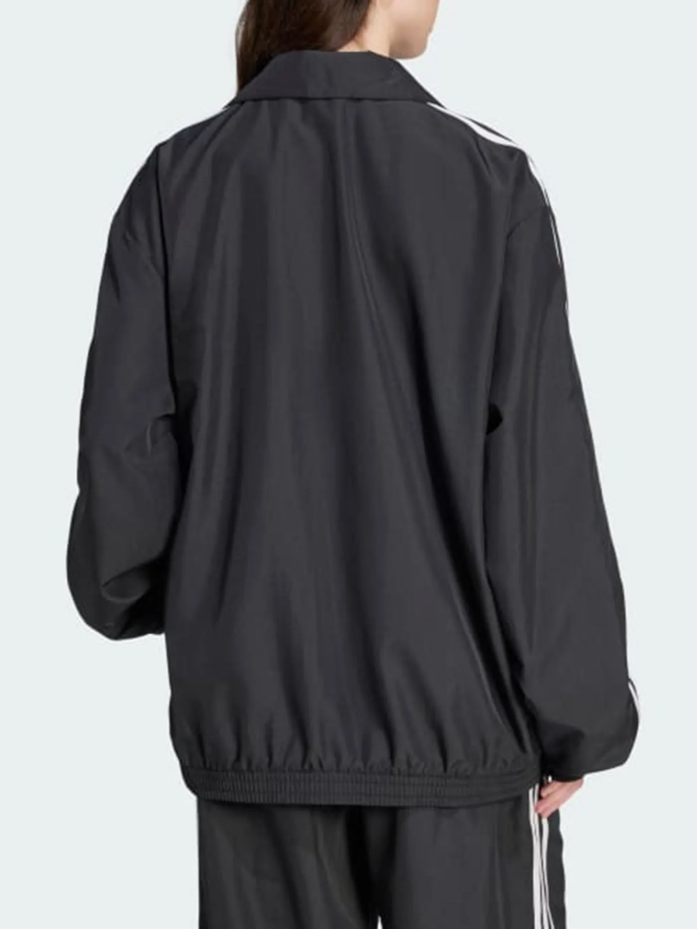 Track Black Oversized Jacket