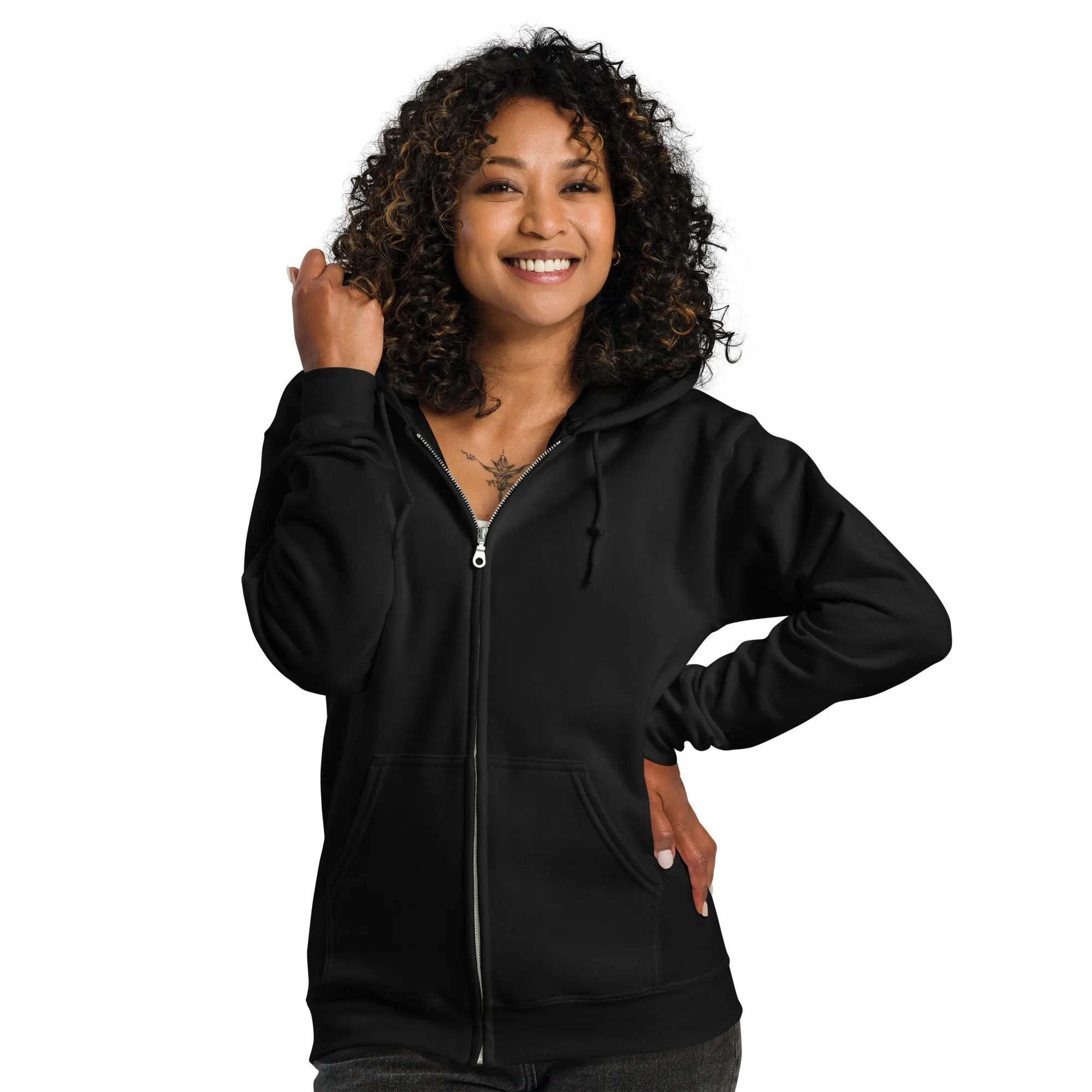 Unisex heavy blend zip hoodie - Dance Like a Tree