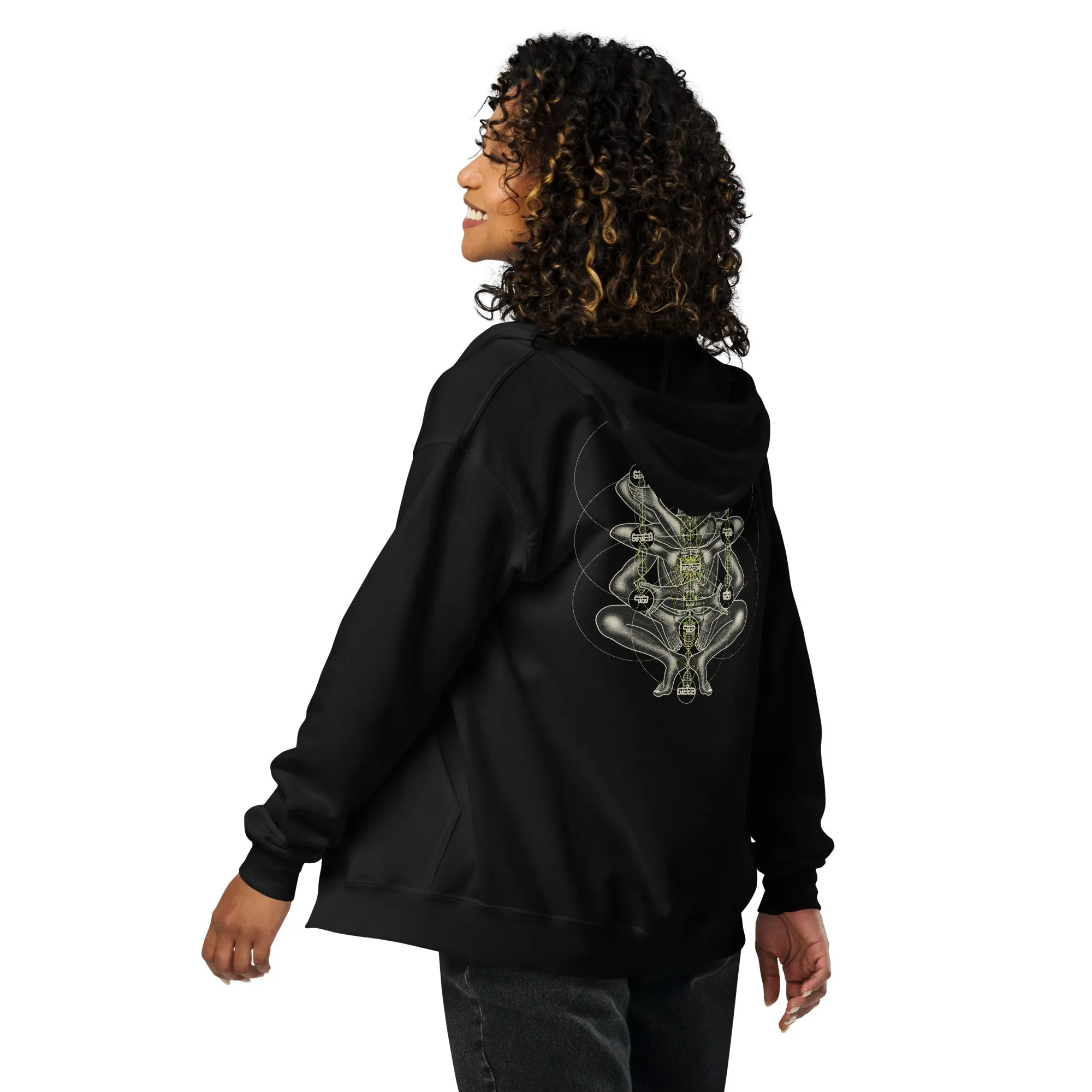 Unisex heavy blend zip hoodie - Dance Like a Tree