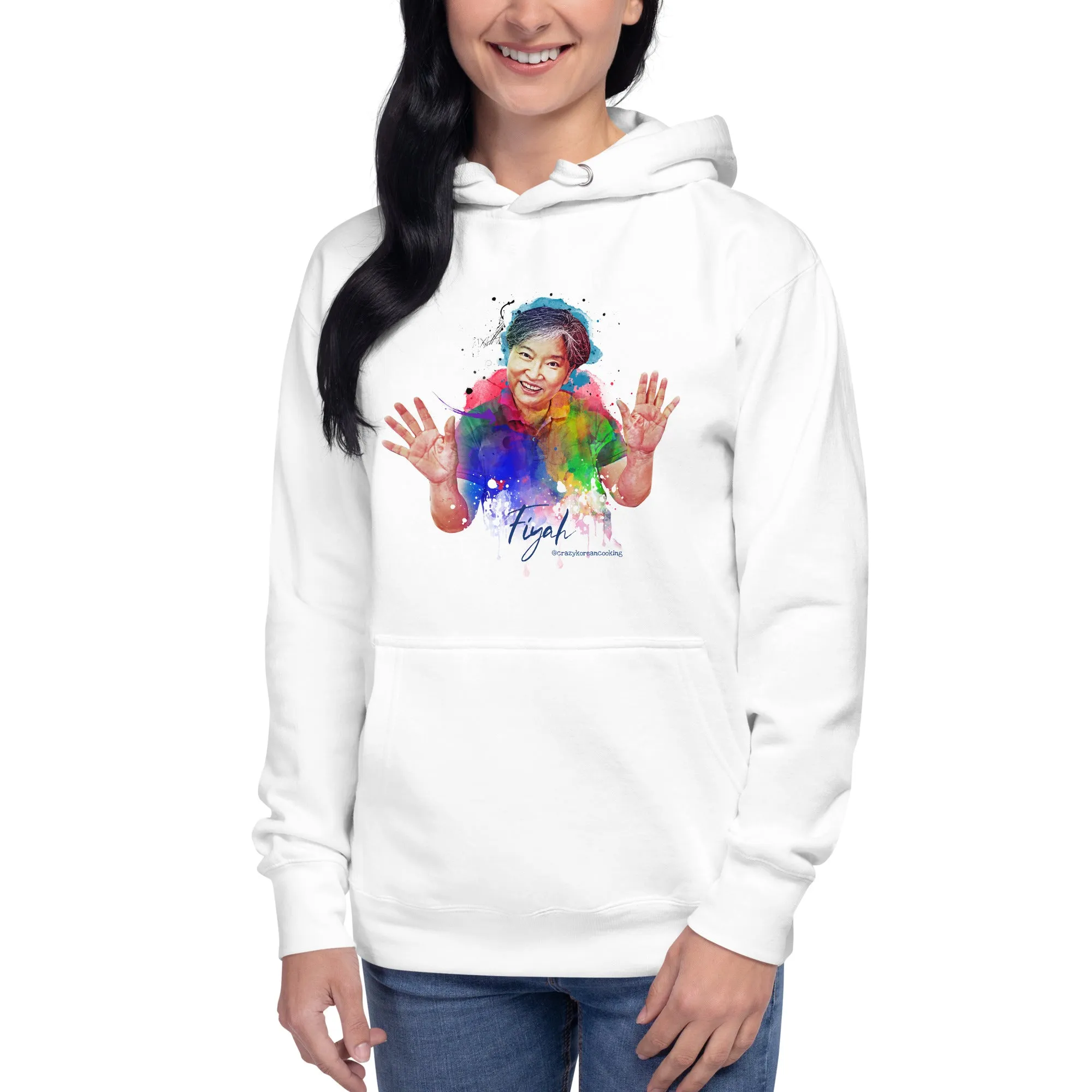 Unisex Hoodie, Mom Watercolor