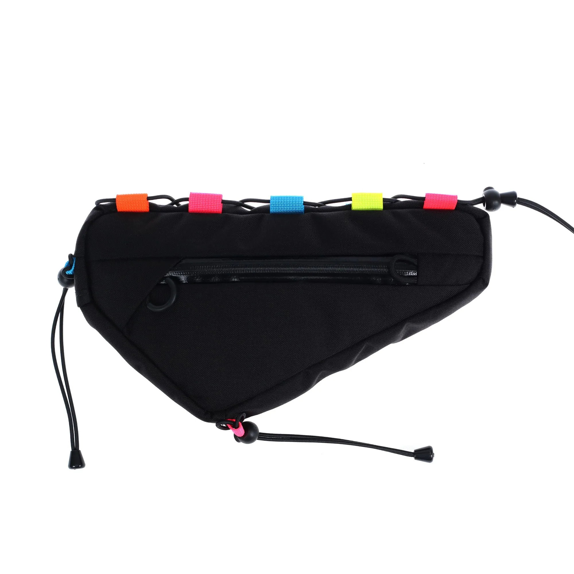 Wedge Frame Bag Neon Lace Up