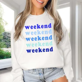 Weekend Repeat Crew Sweatshirt