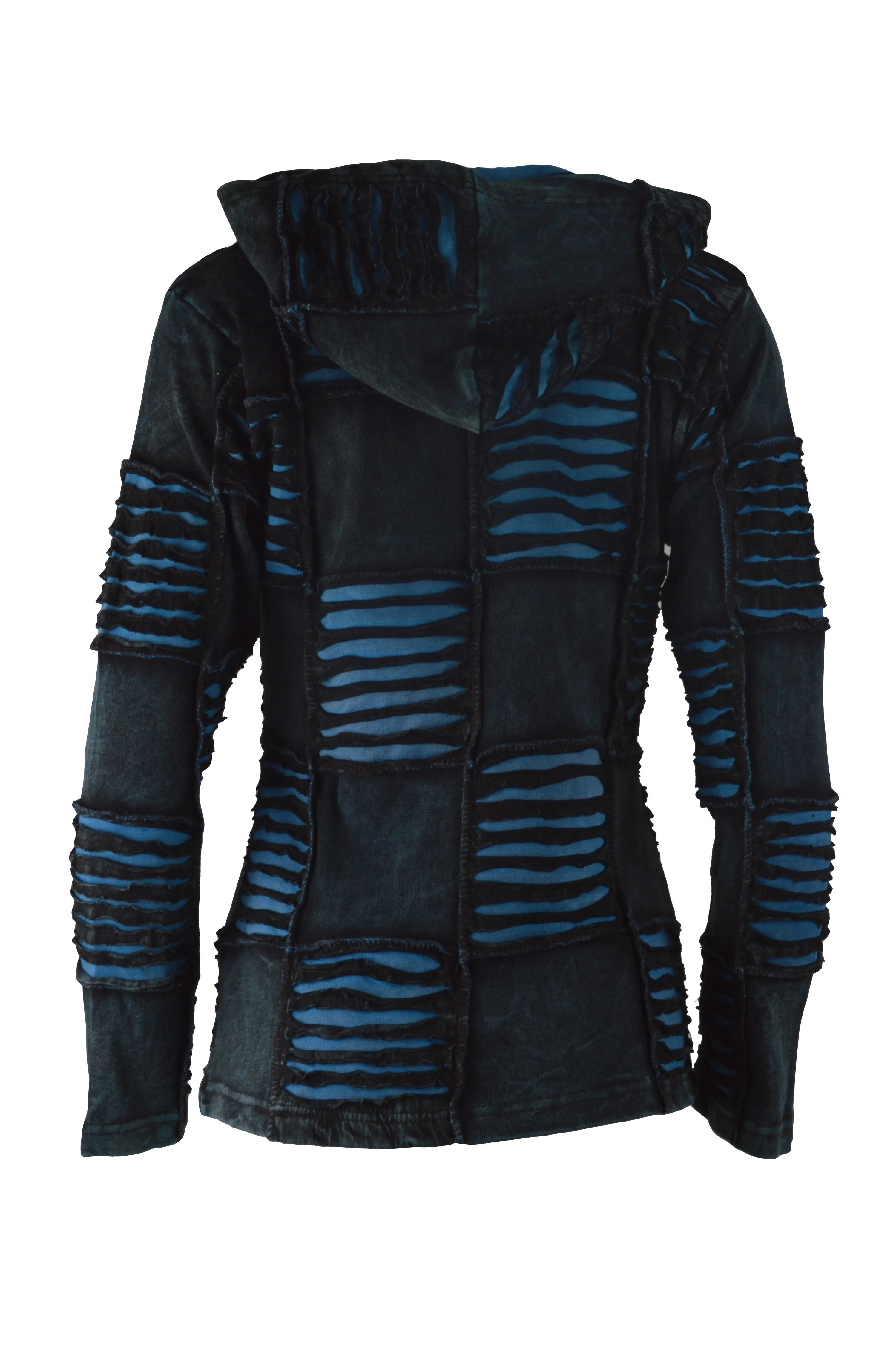 women-hooded-razur-cut-patch-designed-jacket