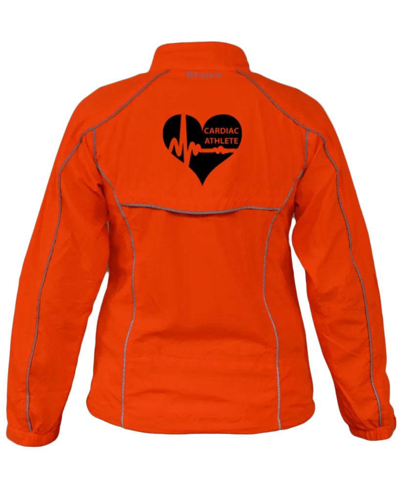 Women's Reflective 360 Windbreaker - Cardiac Athlete Design 2