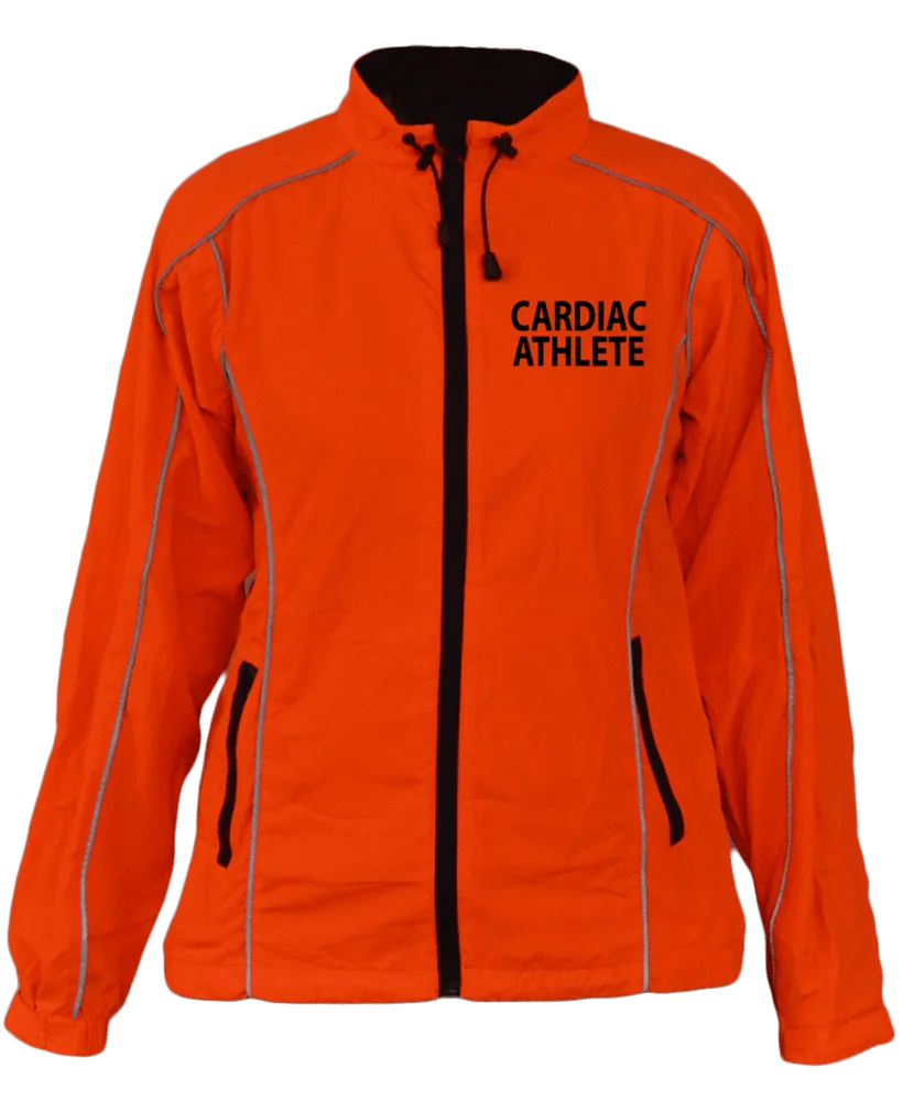 Women's Reflective 360 Windbreaker - Cardiac Athlete Design 2