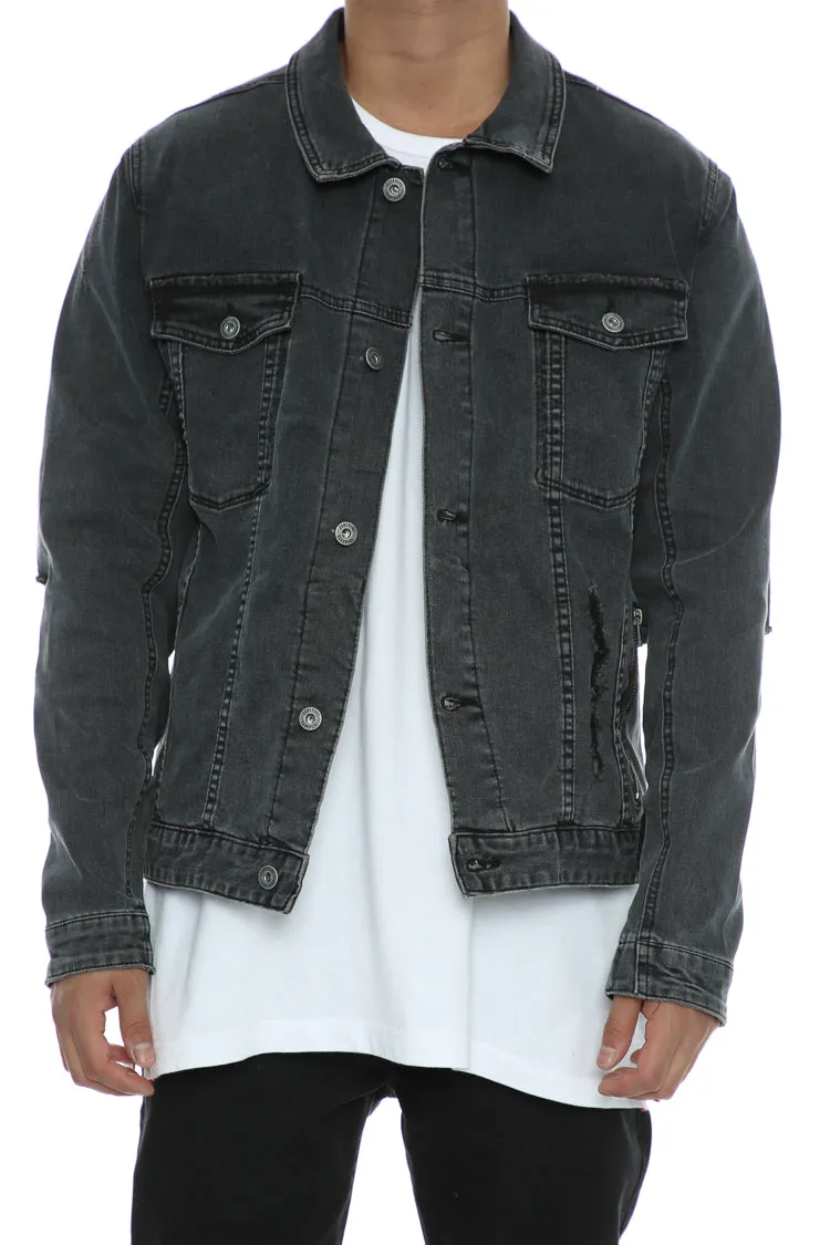 Zanerobe Greaser Denim Jacket Black