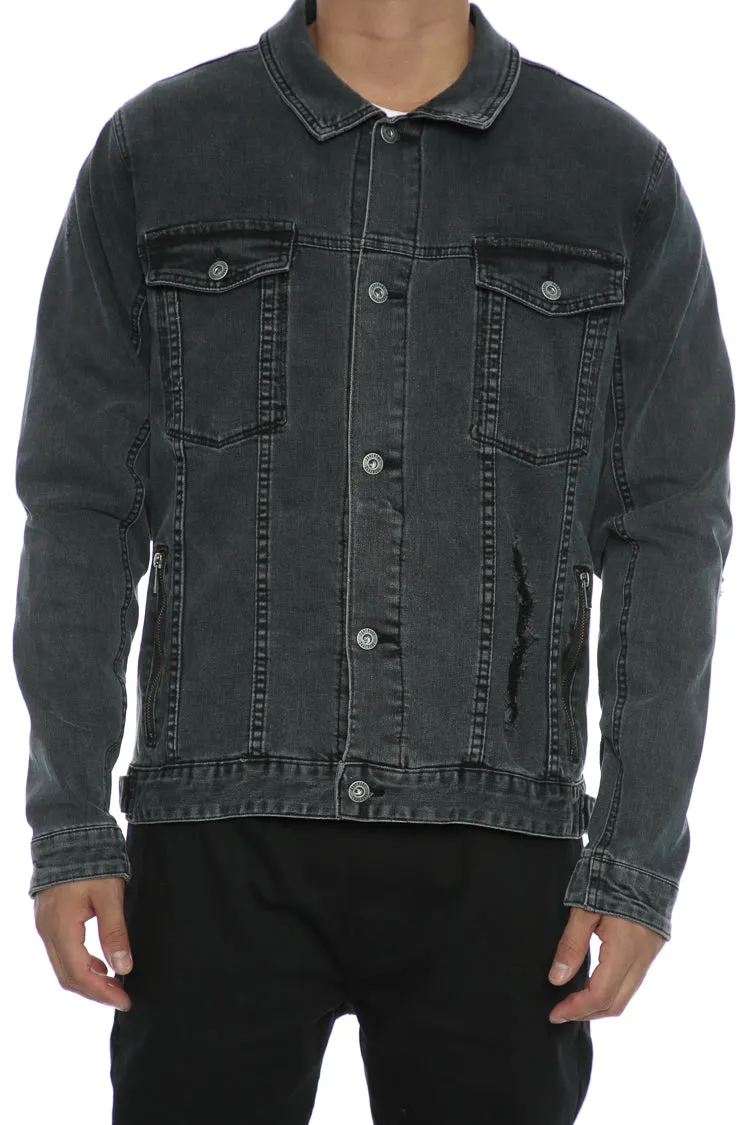 Zanerobe Greaser Denim Jacket Black